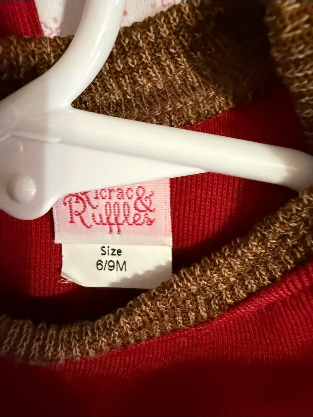 NWT Ricrac & Ruffles Football Romper - Picture 12 of 12